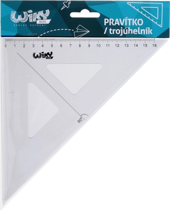 Prozoren risalni trikotnik 15 cm
