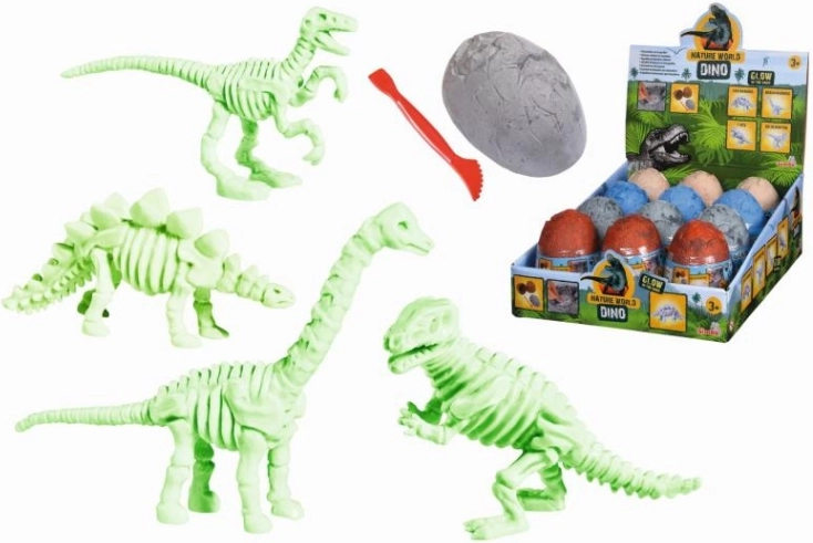 Izkop kop egg s fosilom dinozavrovega jajca