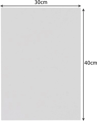 Practical 30 × 40 cm format for travel and school