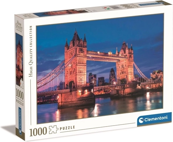 Clementoni sestavljanka 1000 kosov Tower Bridge ponoči