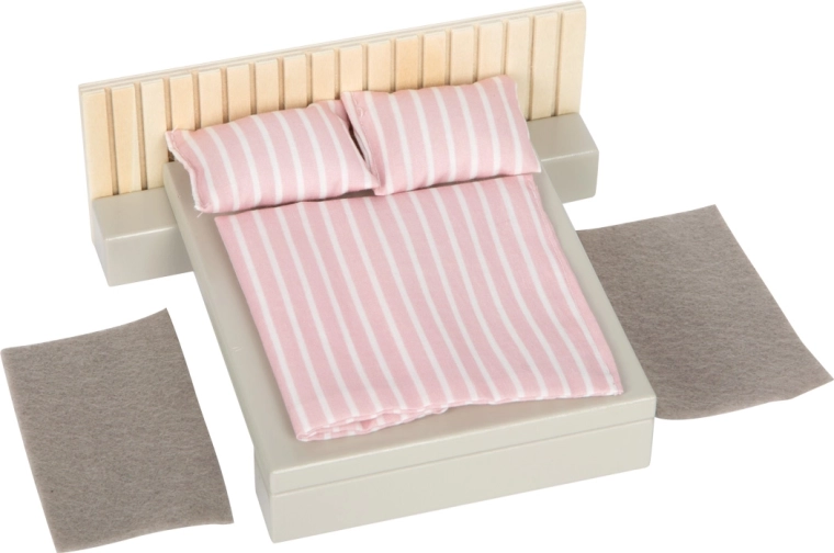 Udobna spalnica s tekstilno posteljnino