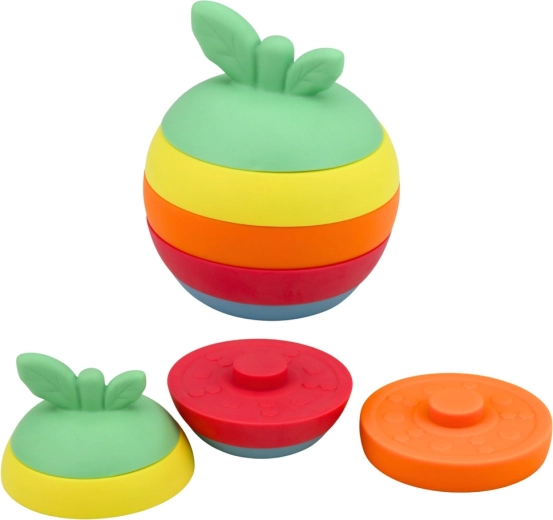 Sestavljivo »jabolko« iz mehkega silikona