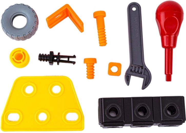 Screw-together assembly with tools