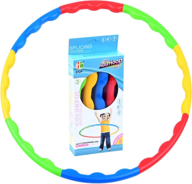 Zložljiv barvni hula hoop za otroke