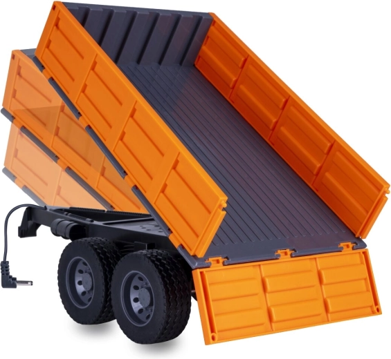 Folding sides for easy unloading