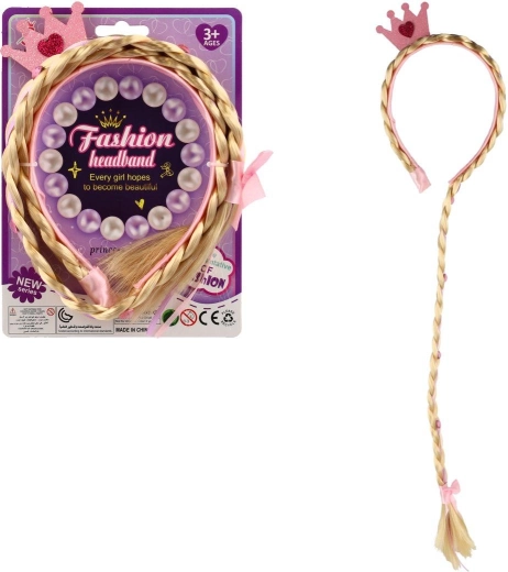 Princesin naglavni trak z blond kito 65 cm