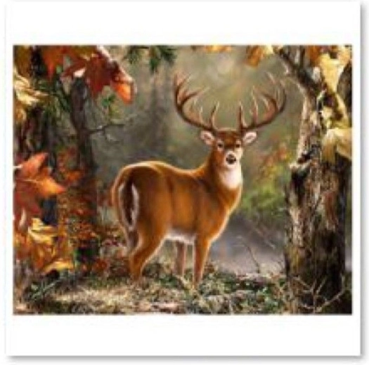 Diamantno slikanje (diamond painting) – plemeniti jelen 40 × 30 cm