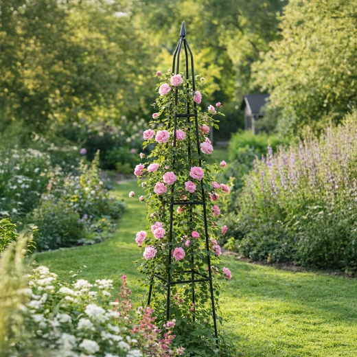 Elegantna vertikala za vrtnice in vzpenjavke