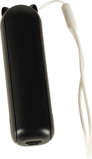 Zložljiv mini USB ventilator 2 v 1, črn