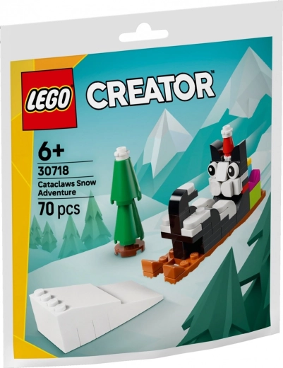 LEGO Snežna dogodivščina z muco Vločka - 1 kos
