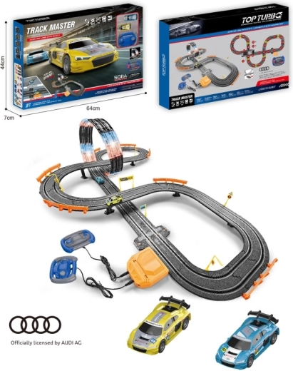 Audi Battery-Powered Slot Car Track 140 × 88 cm