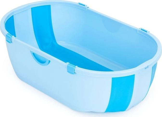 Zložljiva otroška banjica z odtočnim čepom ECOTOYS – Modra