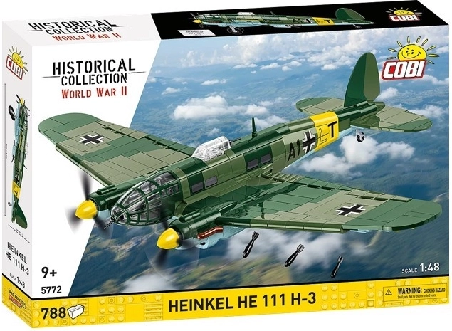 COBI Heinkel He 111 H-3 gradbeni komplet letala (1:48, 788 kosov)