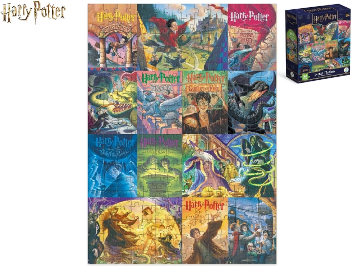 Puzzle Harry Potter – kolaž knjižnih platnic (250 kosov)