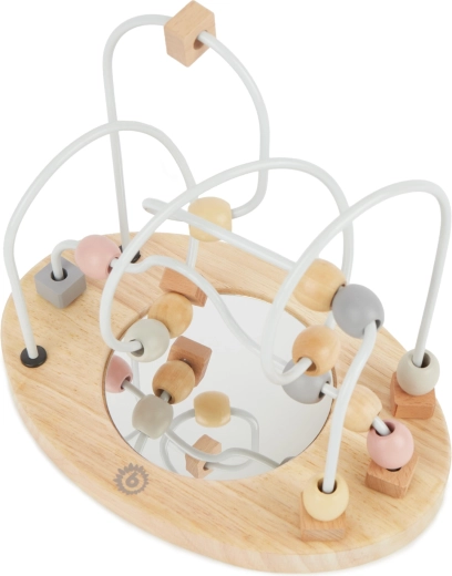 Bieco Motor Skills Maze with Mirror, Pink