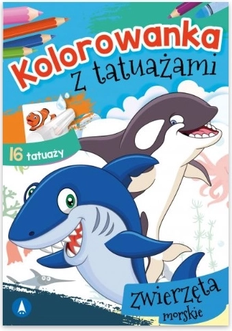 FALAtattoo – Coloring & Washable Tattoos: Sea Animals