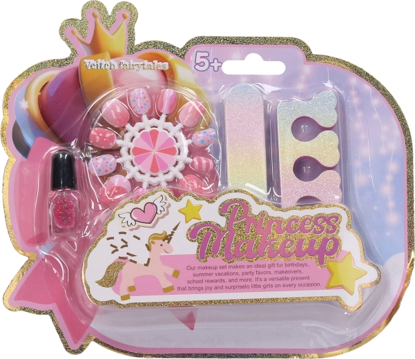 Nail set with artificial nails and toe separator 10 cm - 1 piece