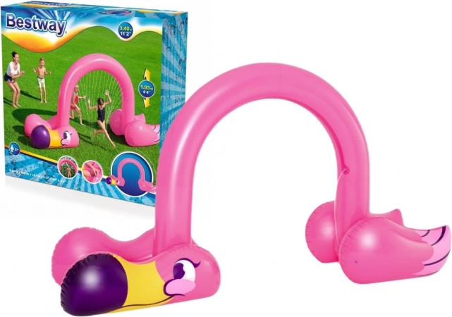 Nafukovalna vodna fontana flamingo BESTWAY