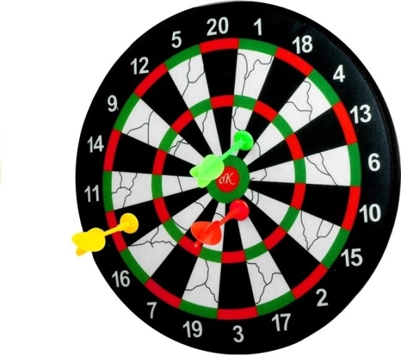 Otroška tarčna igra DARTS z ježkom in s priseski