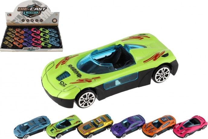 Mini dirkalni avtomobilčki 7 cm – kovinsko-plastični komplet, prosti tek, mešanica barv