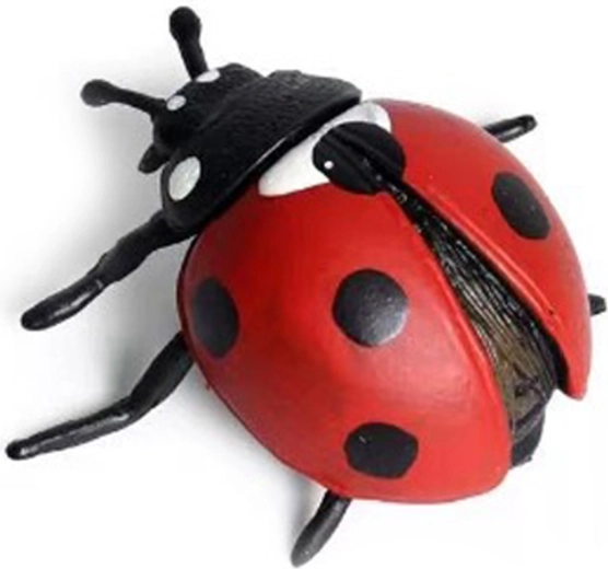 Plastic seven-spot ladybird 5 cm