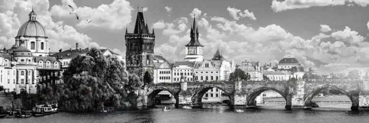 Interdruk panoramske sestavljanke Praga 1000 kosov