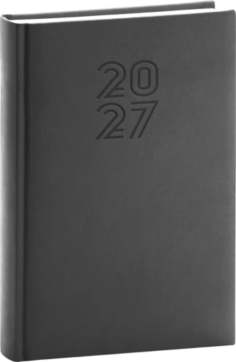 Notique dnevni rokovnik Aprint 2027 črn 15 × 21 cm