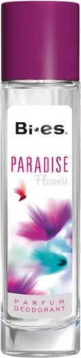 Dámsky skleněný deodorant BI-ES Paradise Flowers 75 ml