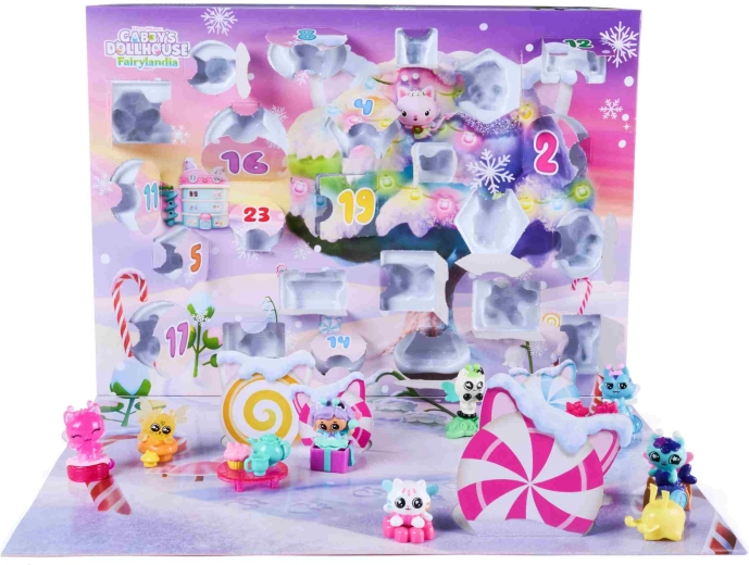 Gabby's Dollhouse Wróżkolandia adventni koledar s figuricami in okraski
