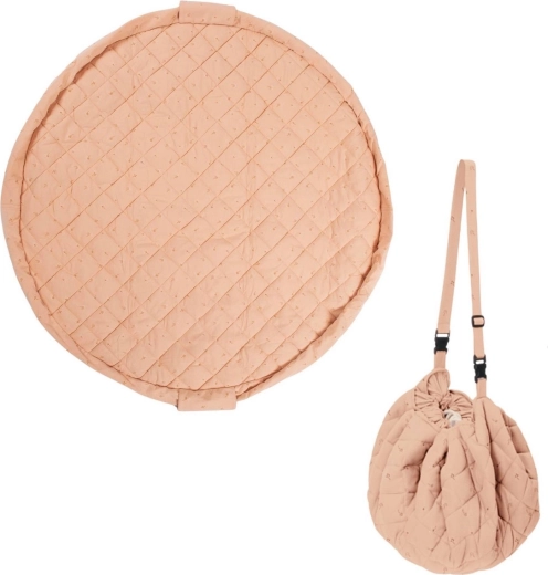 Play&Go Noomad soft igralna podloga in vreča za igrače organic fleuri