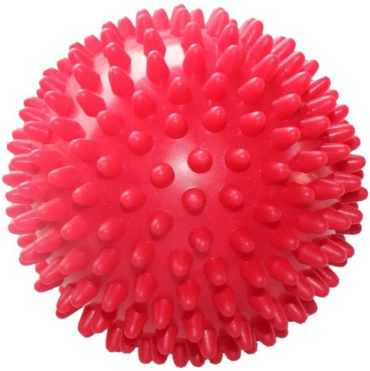 Merco soft masažna žogica ježek 9 cm rdeča - 1 kos