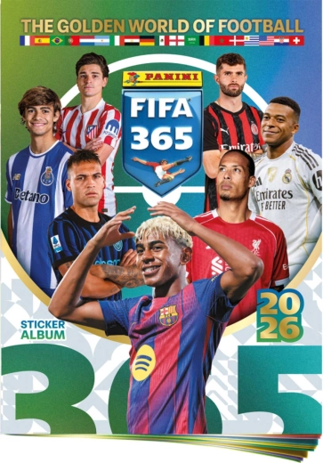 Panini FIFA 365 2025/2026 zbirateljski album za nalepke + list nalepk