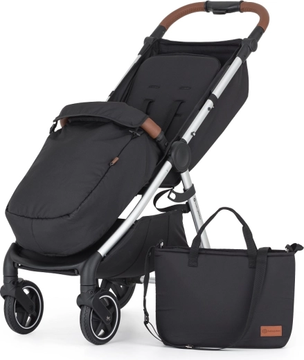 Petite&Mars Royal3 stroller frame, silver