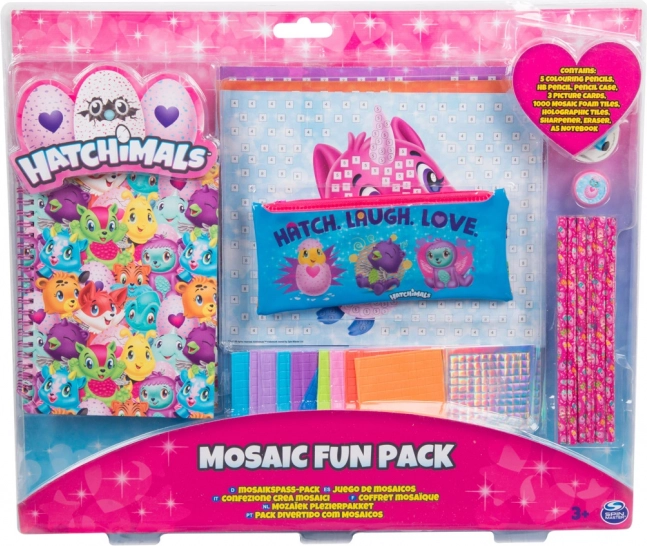 Mozaikovni komplet Hatchimals za šolarje