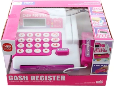 Kids’ cash register with scanner, battery-powered - 1 piece