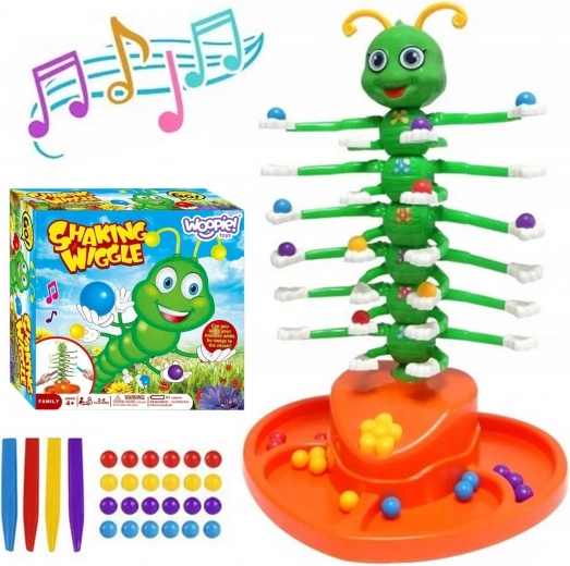 woopie plesna gosenica – spretnostna družinska igra za otroke