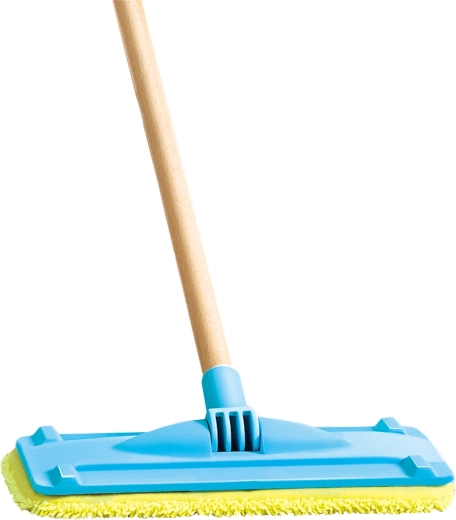 Mop with a swivelling head