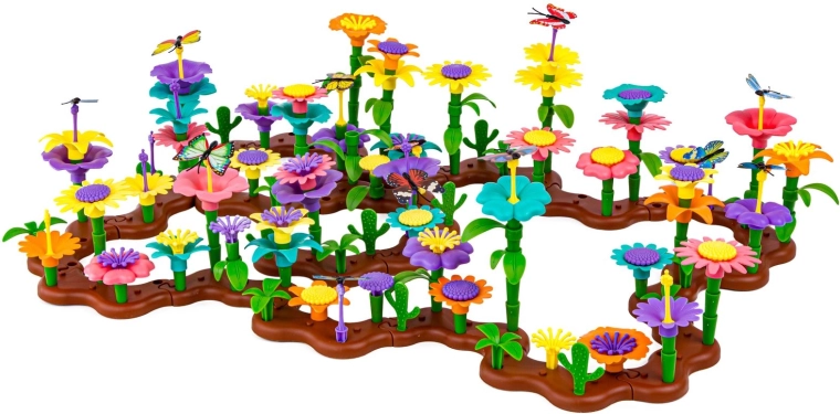 A flower garden you can keep changing