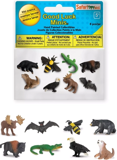 Divja Amerika – Safari Ltd. Good Luck Minis funpack (8 mini figuric)