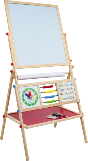 Double-sided writing and drawing surface