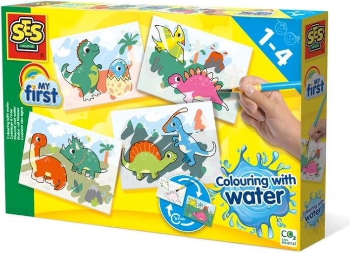 SES Creative My First slikanje z vodo – dinozavri