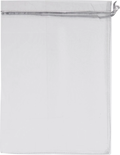Siv organza vrečka 25 × 35 cm