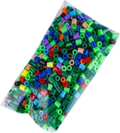 A rich mix of colorful beads