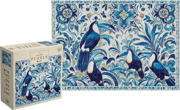 Puzzle art na ploščicah tukani 500 kosov