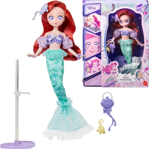 Zbirateljska punčka Disney Collector Ariel v manga slogu z dodatki
