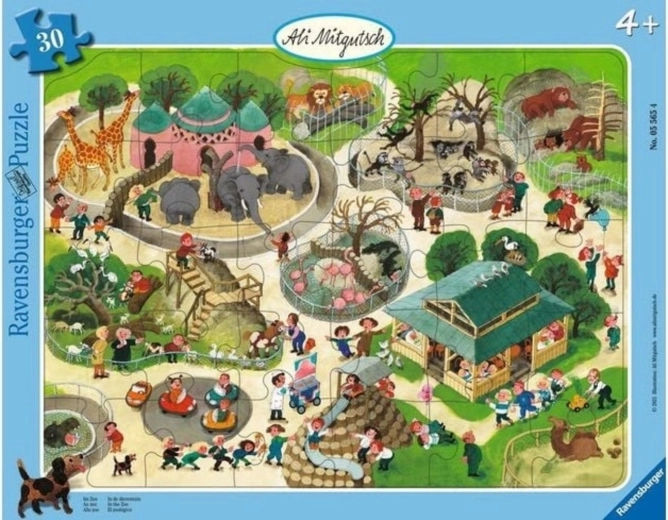 Ravensburger sestavljanka obisk živalskega vrta 30 kosov