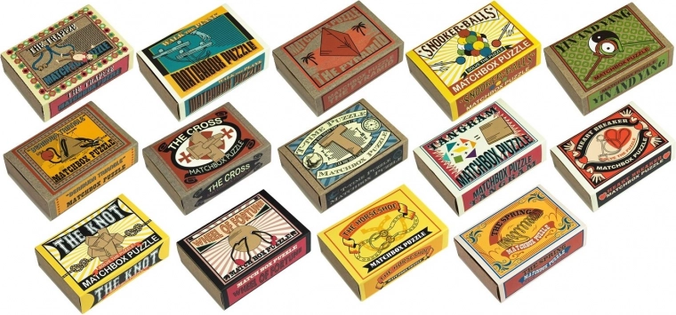 Matchbox žepna miselna uganka – 1 kos (mix) PROFESSOR PUZZLE