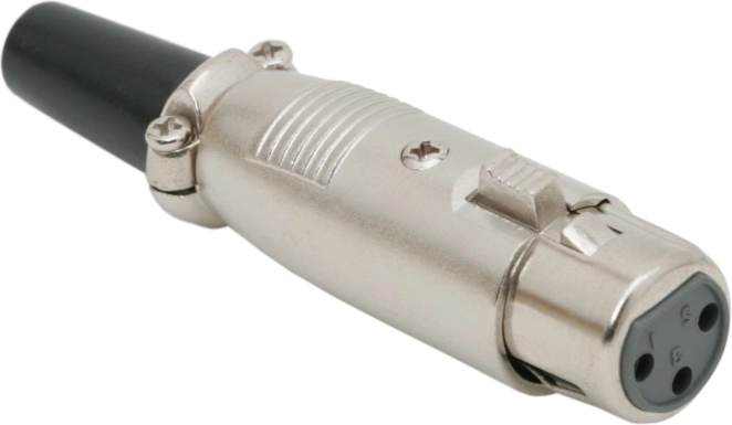 Three-pin XLR socket