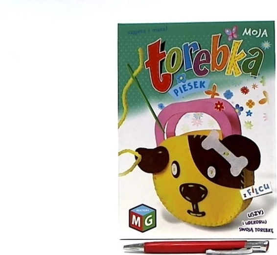 Moja Torebka ustvarjalni komplet za izdelavo torbice iz filca Kuža