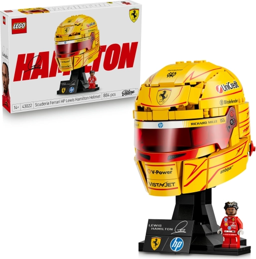 LEGO Editions čelada Lewisa Hamiltona Scuderia Ferrari HP